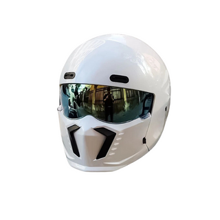 Klassischer Retro Motorradhelm