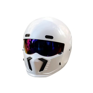 Klassischer Retro Motorradhelm