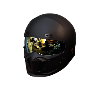 Klassischer Retro Motorradhelm