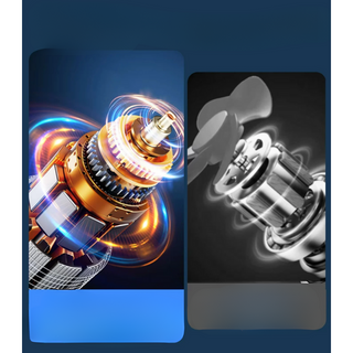 360° Verstellbarer Tragbarer Ventilator Mit Zwei Köpfen