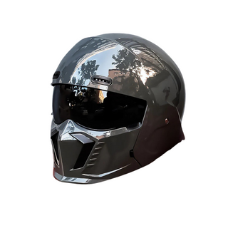 Klassischer Retro Motorradhelm