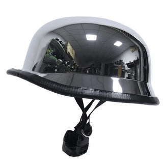 Retro Schwarz Kappe Motorradhelm