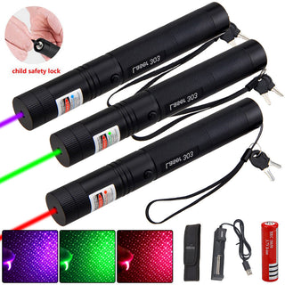 Ultraheller Wiederaufladbarer Laserpointer
