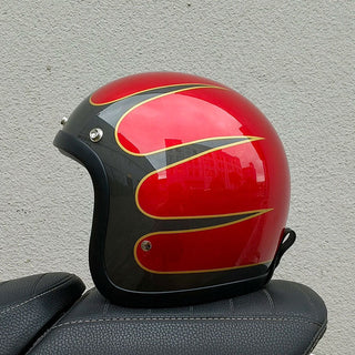 Vintage Cruiser Motorradhelm Mit Offenem Gesicht