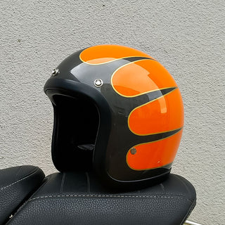 Vintage Cruiser Motorradhelm Mit Offenem Gesicht