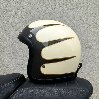 Vintage Cruiser Motorradhelm Mit Offenem Gesicht