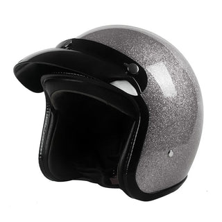 Moderner Jet Motorradhelm Für Herren