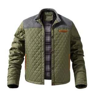 Herren Flickwerk Steppjacke | Winter