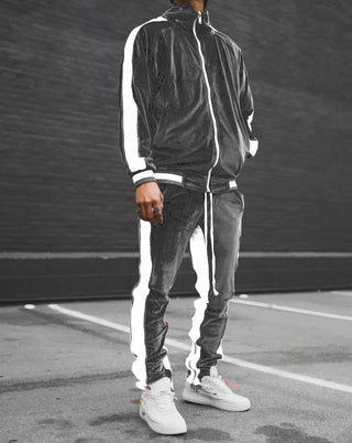 Sportlicher Herren Trainingsanzug | Schwitzhemd & Hose