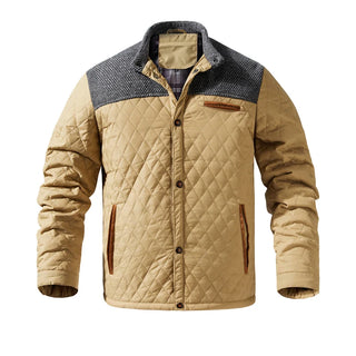 Herren Flickwerk Steppjacke | Winter