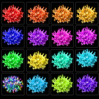 Farbwechselnde LED-Weihnachtsbeleuchtung