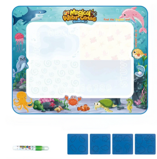 Pädagogische Kritzelmatte mit Mehreren Themen