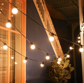 Weihnachtliche LED-Lichterkette