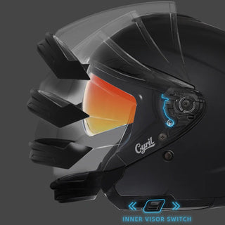 Moderner Aerodynamischer Unisex Motorradhelm