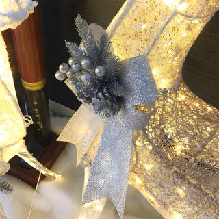 Weihnachtsbeleuchtung im Rentier-Stil