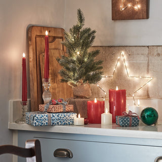 Beleuchteter Mattierter Mini-Weihnachtsbaum