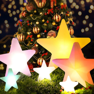 Weihnachts Pendelleuchte in Sternform für den Außenbereich