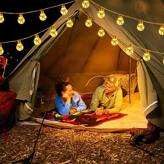 Solar-Lichterkette für den Außenbereich für Weihnachten