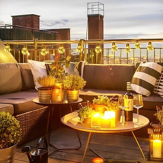 Solar-Lichterkette für den Außenbereich für Weihnachten