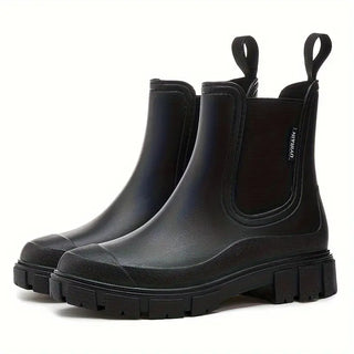 Damen Regen Stiefeletten | Plateau
