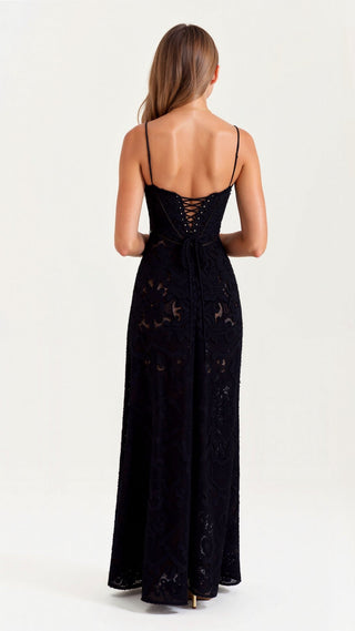 Damen Hochzeitsgäste kleid mit Blumenmuster | Maxi