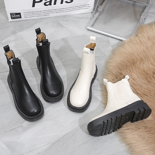 Chunky Chelsea Winter Stiefeletten für Damen | Schlupf