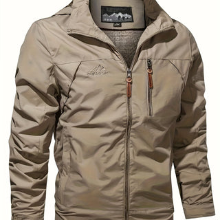 Herren-Softshelljacke mit Reißverschluss | Lange Ärmel