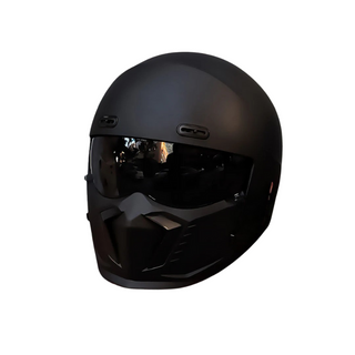 Klassischer Retro Motorradhelm