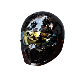 Klassischer Retro Motorradhelm