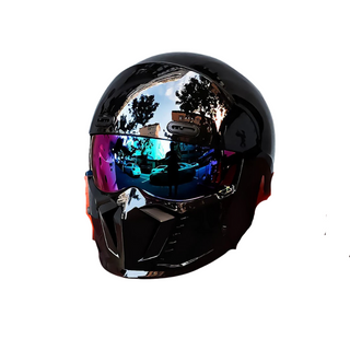 Klassischer Retro Motorradhelm