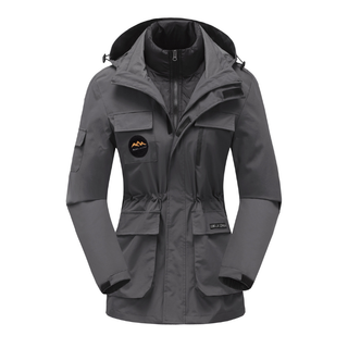 Warme Winter Skijacke Damen | Mit Kapuze