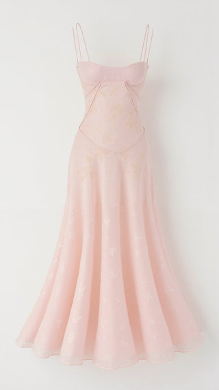 Damen Hochzeitsgäste kleid mit Blumenmuster | Maxi