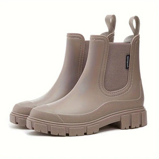 Damen Regen Stiefeletten | Plateau