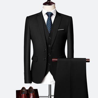 Herren Stilvoll Formelle Weste Blazer Und Hose Satz | Dreiteilig