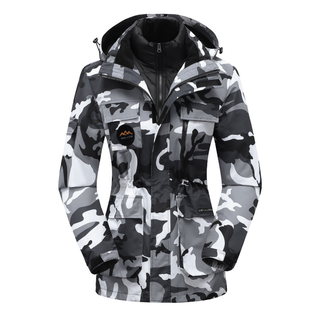 Warme Winter Skijacke Damen | Mit Kapuze