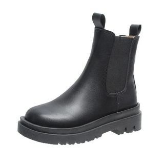 Chunky Chelsea Winter Stiefeletten für Damen | Schlupf