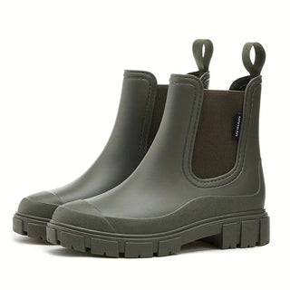 Damen Regen Stiefeletten | Plateau