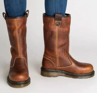 Damen Mittlere Wade Arbeitsstiefel | Lässig
