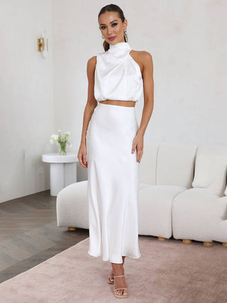 Damen-Set mit Neckholder für Hochzeitsgäste | 2-teilig