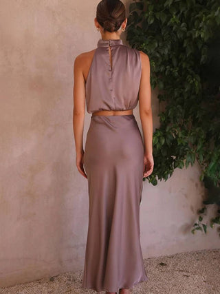 Damen-Set mit Neckholder für Hochzeitsgäste | 2-teilig