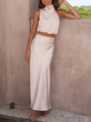 Damen-Set mit Neckholder für Hochzeitsgäste | 2-teilig