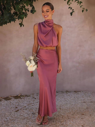 Damen-Set mit Neckholder für Hochzeitsgäste | 2-teilig