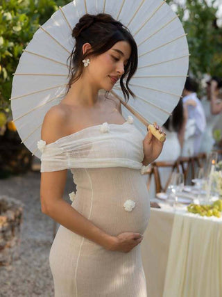 Figurbetontes Hochzeitsgastkleid für Damen | Ärmellos