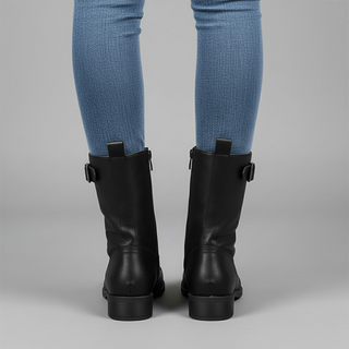 Stilvoll Damen-Schnürstiefeletten | Mit Seitlichem Reißverschluss