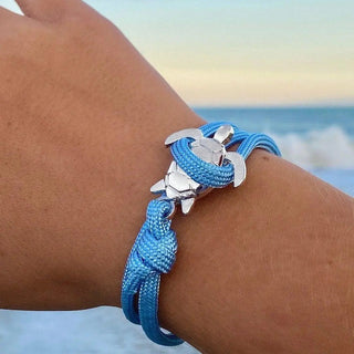 Armband – Damen Armband mit Schildkröten-Motiv und Maritimen Design