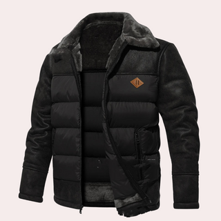 Herren SoftShell Steppjacke | Winter