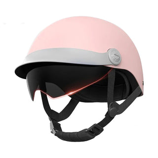 Vintage-Stil Halbgesichts Helm mit Sonnenblende