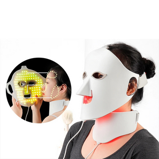 7-Farbige LED-Lichttherapie Maske für Gesicht und Hals