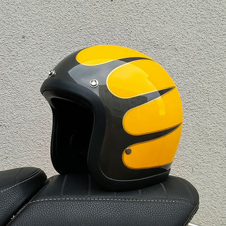 Vintage Cruiser Motorradhelm Mit Offenem Gesicht