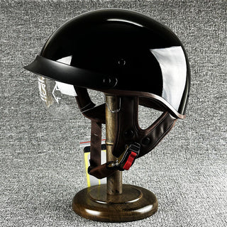 Halber Motorradhelm Im Retro Stil Für Herren